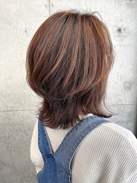 リバティーエー 西大島店(LIBERTY-A) 外はねレイヤー　くびれ外はねレイヤー　ミディアムレイヤー