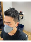 アップバングショート