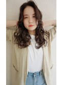 【buZonブゾン】ミックスパーマ×艶感ベージュ