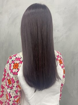 ジーナ 流山おおたかの森(Zina) バイオレット艶髪ストレート【Zina　大越香苗】