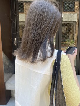 コフィー バイ メルト 吉祥寺(cofy by melt) 【中澤彩乃】オリーブベージュ透け感カラーベージュ