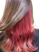 アズールサン 草加西口店(azule-sun)&nbsp;20代大人かわいいヘア　インナーカラー　レッド[草加/草加駅]