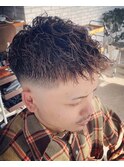 ピンパーマ ローフェード
