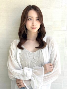 オーロ(ORO) 黒髪ボブルフネビージュ小顔ワンレン前髪