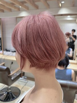 エイト新宿店(EIGHT shinjuku) ピンクアッシュショート