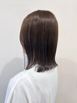 ロロン 下高井戸(LORONG)&nbsp;ミディアムボブ　アッシュグレー