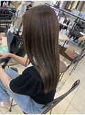 ブリーチなしグレージュカラー