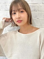 ガーデン タチカワ(garden tachikawa)&nbsp;外はねボブ×やわらかベージュ