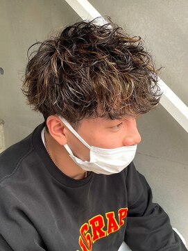 メンズココ 清澄白河店(MENS COCO) 波巻きパーマツイストスパイラルパーママッシュメンズパーマ