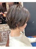 大人かわいい☆ショート/小顔/ショートボブ/レイヤー/白髪/前髪