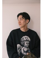 フェイヴィーズ(FavyS)&nbsp;センターパート メンズパーマ ニュアンスパーマ 大阪美容室