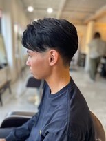 ソイクフ(SOY KUFU)&nbsp;MEN'S HAIRアッシュブラックマッシュショート