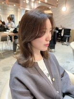 ロンド エスポワール 錦糸町(Lond espoir)&nbsp;■ 前髪カタログアンブレラカラーこなれミディウェーブパーマ