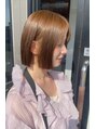 アグ ヘアー ラング 高松店(Agu hair lang)&nbsp;ツヤと透明感のあるカラーと切りっぱなしボブが可愛い♪