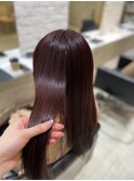 艶髪ロングヘアブリーチカラーハイトーン韓国ヘア