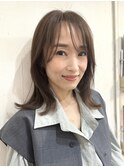 大人ナチュラルなスリークミディアム