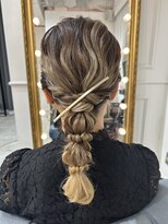 セット アンド バイ ルゥーダ 品川駅前店(SET and..by Rouxda.)&nbsp;ローポニーアレンジ