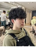 2wayバング/くせ毛風パーマ
