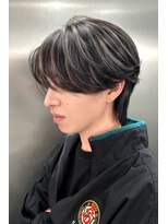 ランズ(LANDS)&nbsp;メンズカットメッシュカラー【韓国ヘア 大阪 梅田】