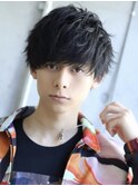 王道黒髪ショートウルフ