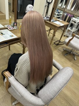 ミラシィ 成田(Mirashy) ハイライトカラーミルクティーベージュレイヤーカット