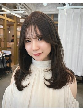 レル(lelu) ダブルカラー、オリーブグレー×ミディアムレイヤー