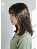 クセ毛対応◎乾かすだけで決まる大人ミディ30代40代