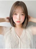 アプリコットオレンジくびれヘアハイライトカラー夏