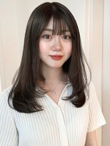 ローネス(LONESS) レイヤーカット/顔まわりレイヤー/グレージュ/透明感カラー