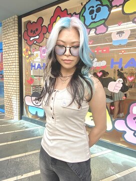 ハビット (habitt) レイヤーカット×デザインカラー