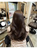 赤坂＊ブリーチなし艶髪ショコラブラウン上品メテオカラー