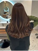 透明感カラー/デザインカラー/レイヤーカット/ウェットヘア/