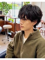 グリーンミドル(GREEN middle)&nbsp;メンズカット/メンズパーマ/シャドウパーマ/マッシュウルフ