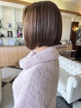 シャンプー ボーイ 宮崎柳丸店(SHAMPOO BOY) 切りっぱなしボブ/髪質改善ストレート【シャンプーボーイ宮崎】