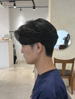 ビューバイネオリーブ 用賀店(Beau'r by neolive)&nbsp;フェザーパーマ刈り上げセンターパート波巻きツイストスパイラル