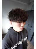 波巻きパーマ