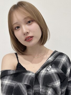 リリット(ReLit) マレットヘアハイライト髪質改善オリーブグレーココアベージュ