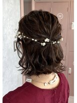 ナイロン 新潟店(NYLON.)&nbsp;《yuka》短い方必見★ハーフアップhair