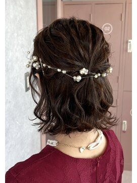 ナイロン 新潟店(NYLON.) 《yuka》短い方必見★ハーフアップhair