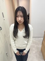 ソソ(soso.)&nbsp;ミディアムヘア/暗めカラー/グランマッシュ/木更津