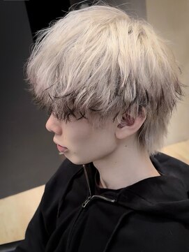 men's salon Gaudi 池袋店【メンズサロン ガウディ】 フォックスカラー×メンズウルフカット