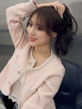 バレットプラス 銀座(VALETTE+) 結んでも隙間ができづらい顔周り