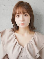 ニューヨークニューヨーク 樟葉店(NYNY)&nbsp;ゆるふわミディアム/ハッシュカット/ベージュ/韓国レイヤー