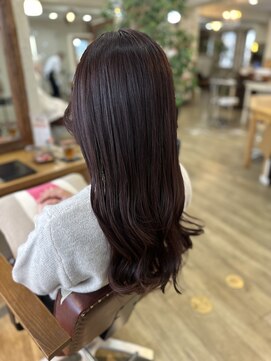 ヘア カンパニー トワ 千葉店(TOWA) ダークトーンにもおすめ!ピンクベージュ!!