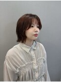 春のピンクタッセルボブ