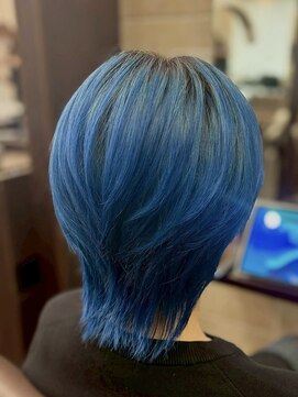 ヘアーサロン アドア(Hair Salon adoa) コバルトブルー