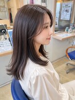 ヘアースタジオフォルム&nbsp;肩したセミロングカット