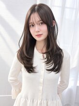 ユイマァル 倉敷(YUIMARL)&nbsp;倉敷20代30代40代★韓国レイヤー★透明感オリーブ★顔周りカット