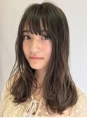 学生限定　ダークモカなカラーな「頬から下パーマ」