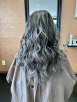 ヘアーサロン デペント(HAIR SALON Depend)&nbsp;ハイライト×グレーパール シルバー